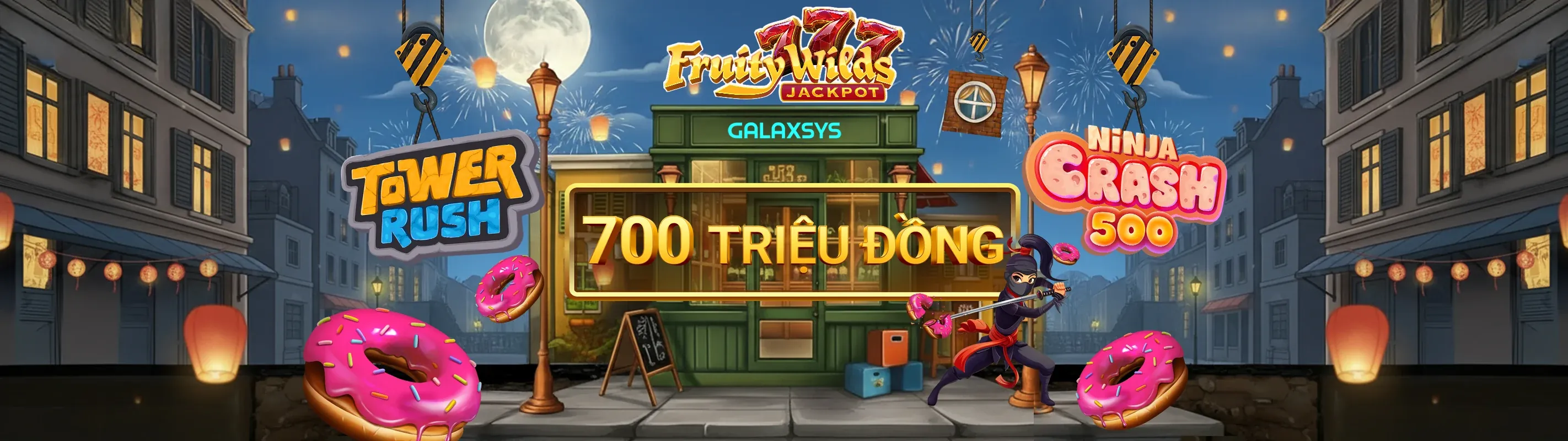 Hình ảnh chính của Vin77 Casino với các trò chơi và ưu đãi