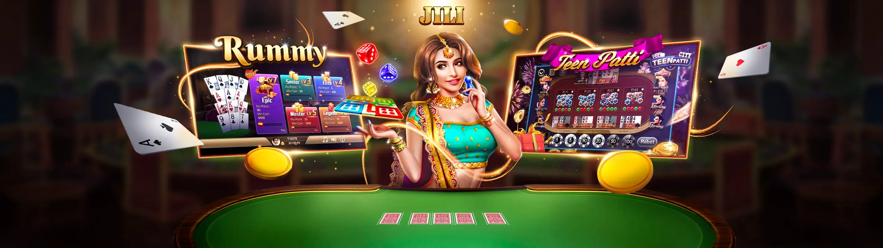 Giao diện ứng dụng Vin77 Casino trên điện thoại