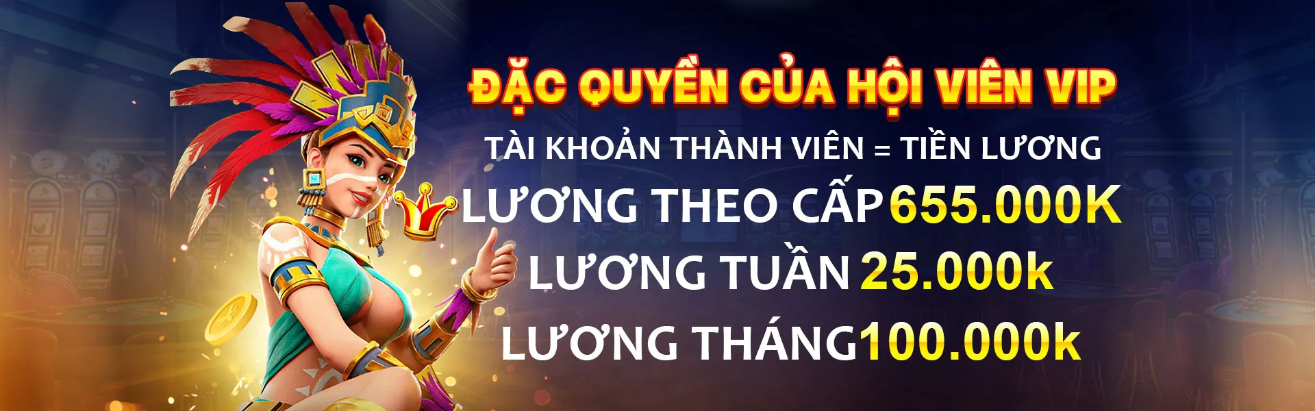 Bàn Baccarat Trực Tuyến sang trọng tại vin77 casino